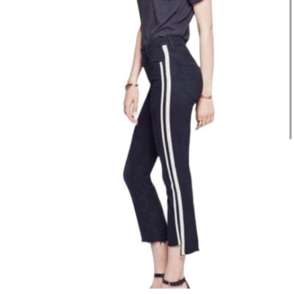 Mother Insider Crop Step Fray 2.5% Elastane Jeans Size 26 - Picture 4 of 15